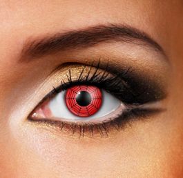 Red Web Contact Lenses(Pair)