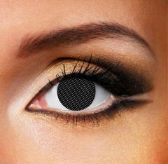 Black Mesh Contact Lenses