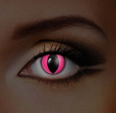 Pink Cat Eye UV Contac Lenses