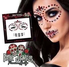 PaintGlow Day Of The Dead Face Jewels