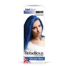 PaintGlow Electric Blue Semi-Permanent Hair Dye - AHR1W57