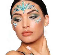 PaintGlow Iridescent Mermaid Face Jewels - FJGPK107