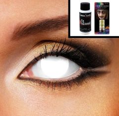 Zombie Undead Contacts & Makeup Bundle